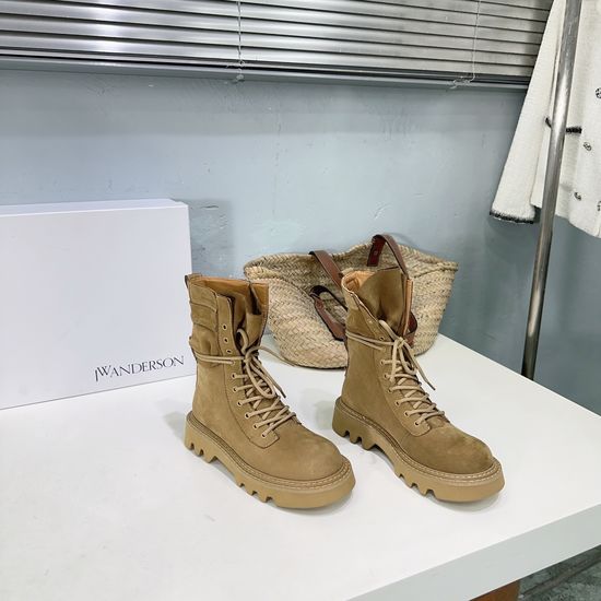 JW Anderson Thick Platform Non-slip Ankle Boots Fashion Casual Shoes