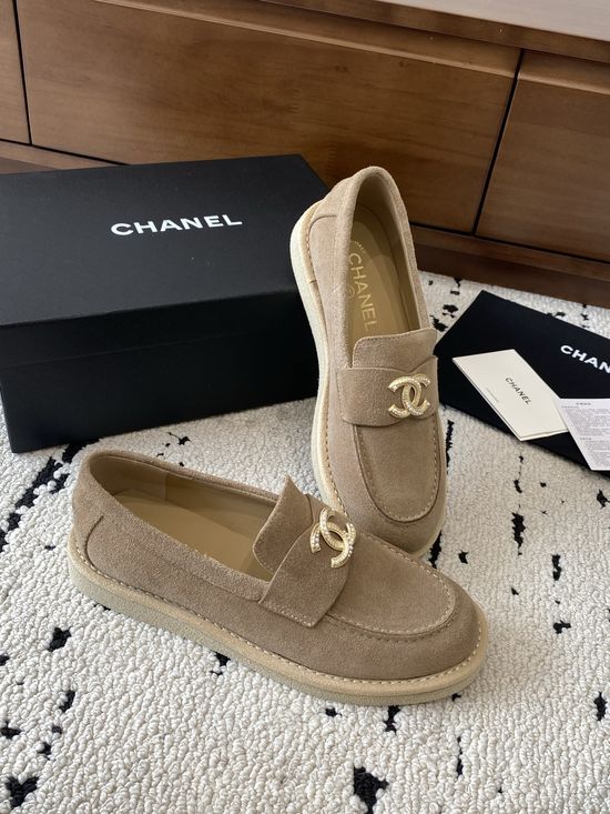 Chanel Premium Leather Loafers Suitable For Daily And Commute Use