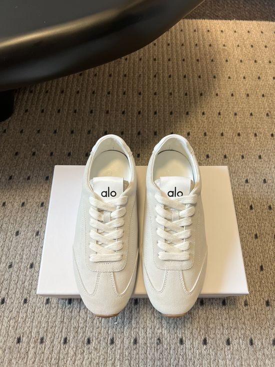 Alo Classic Suede Trainers with Lightweight Rubber Sole
