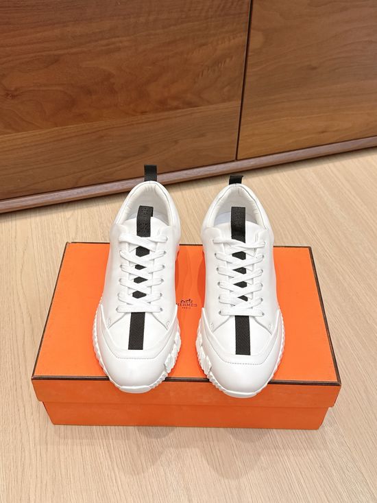 Hermes Classic Suede Leather Casual Shoes Soft Sole Comfortable Daily Footwear