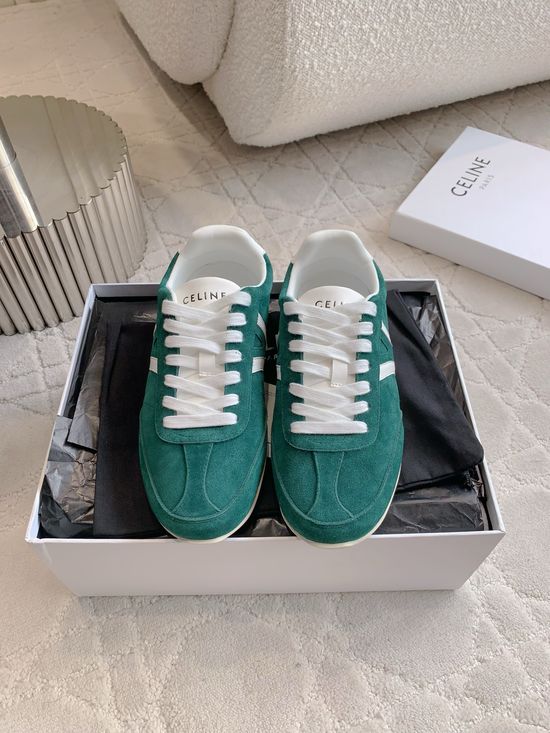 Celine Classic Color Matching Leather Casual Sneakers