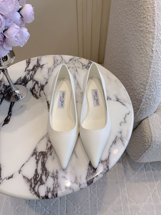 Jimmy Choo Kitten Heel Flat Shoes, Elegant and Comfortable