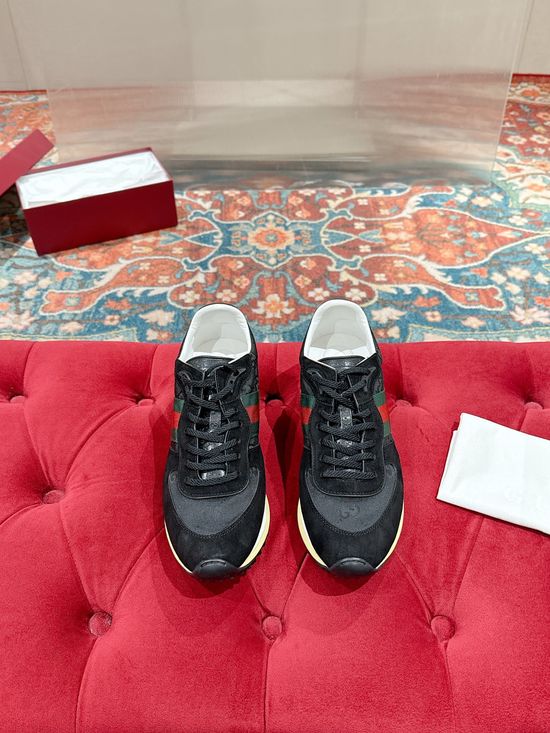 Gucci Classic Stitched Casual Sneakers Comfortable Stylish Daily Footwear