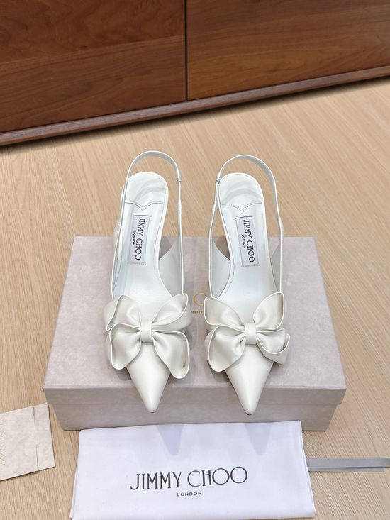 Jimmy Choo Bow Slide Sandals, Retro and Fashionable
