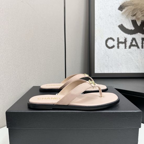 Chanel Quilted Leather Slides For Casual Wear