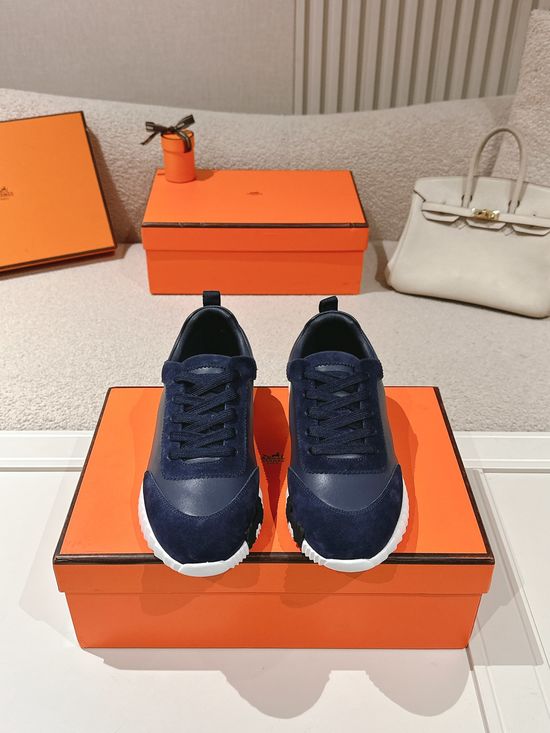 Hermes Chunky Casual Sneakers Soft Sole Breathable Lightweight Daily Footwear