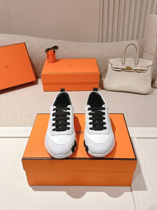 Hermes Chunky Casual Sneakers Soft Sole Breathable Lightweight Daily Footwear