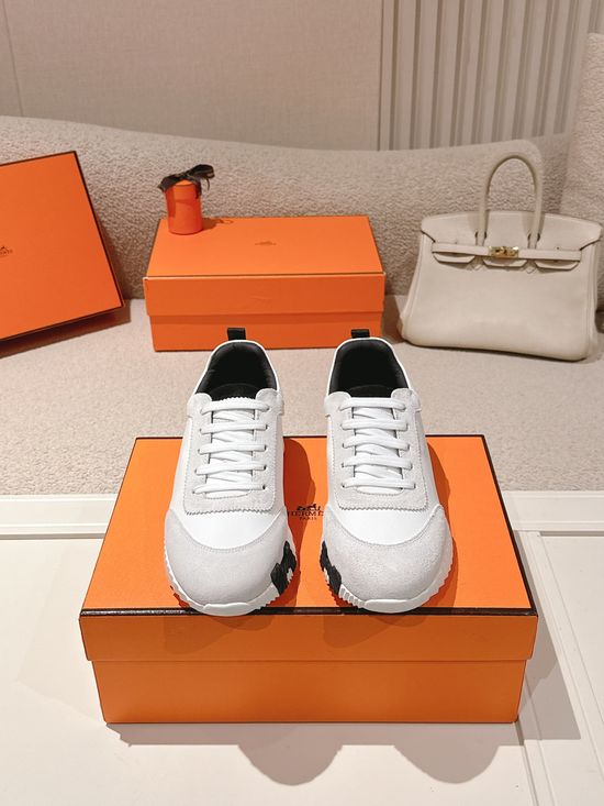 Hermes Chunky Casual Sneakers Soft Sole Breathable Lightweight Daily Footwear