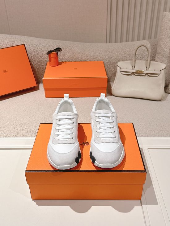 Hermes Chunky Casual Sneakers Soft Sole Breathable Lightweight Daily Footwear