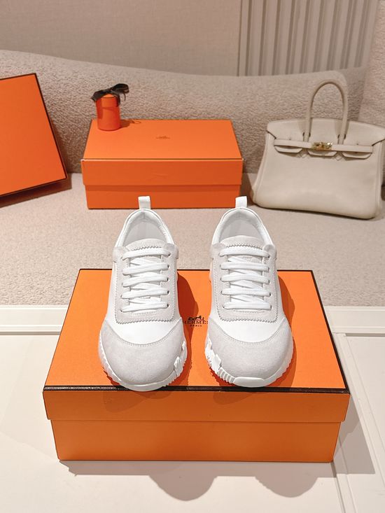 Hermes Chunky Casual Sneakers Soft Sole Breathable Lightweight Daily Footwear