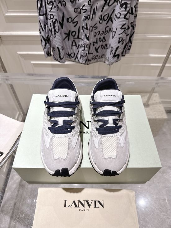 Lanvin Vintage Chunky Casual Sneakers Soft Heel Non-slip Comfortable Shoes