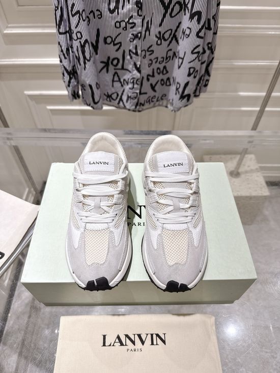 Lanvin Vintage Chunky Casual Sneakers Soft Heel Non-slip Comfortable Shoes