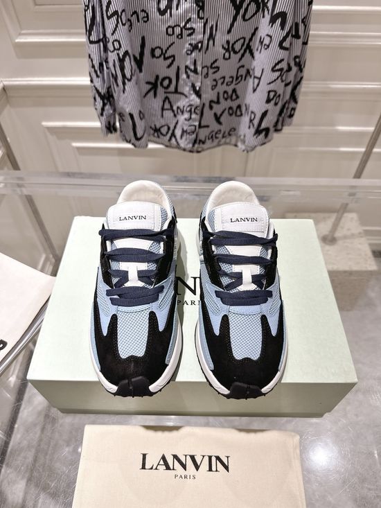 Lanvin Vintage Chunky Casual Sneakers Soft Heel Non-slip Comfortable Shoes