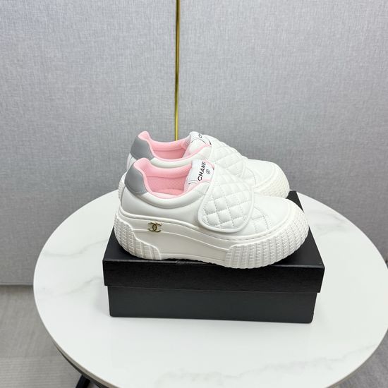 Chanel Embroidered Casual Versatile Comfortable Athletic Sneakers