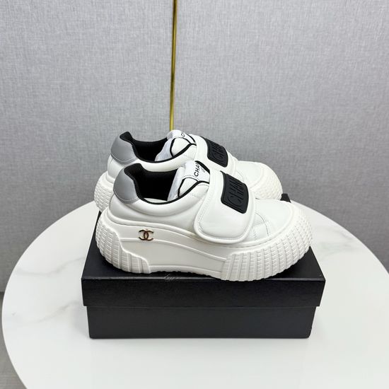 Chanel Embroidered Casual Versatile Comfortable Athletic Sneakers