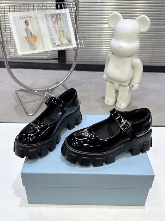 Prada Platform Mary Jane Shoes Non-slip Lightweight Comfort Sole