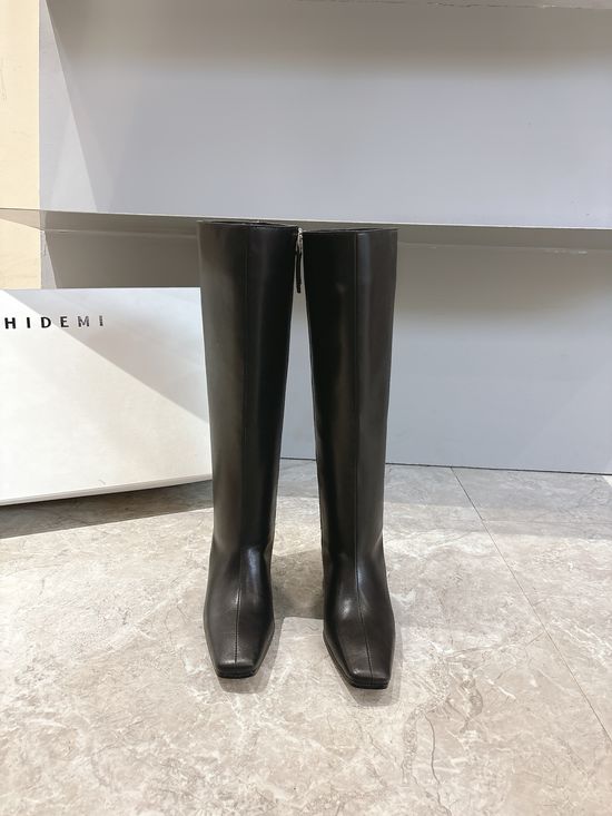 Hidem Minimalist Genuine Leather Durable Comfort Fashion Tall Boots