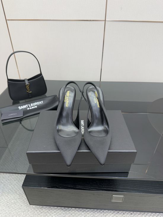 Yves Saint Laurent Elegant Pointed Toe High Heel Formal Shoes