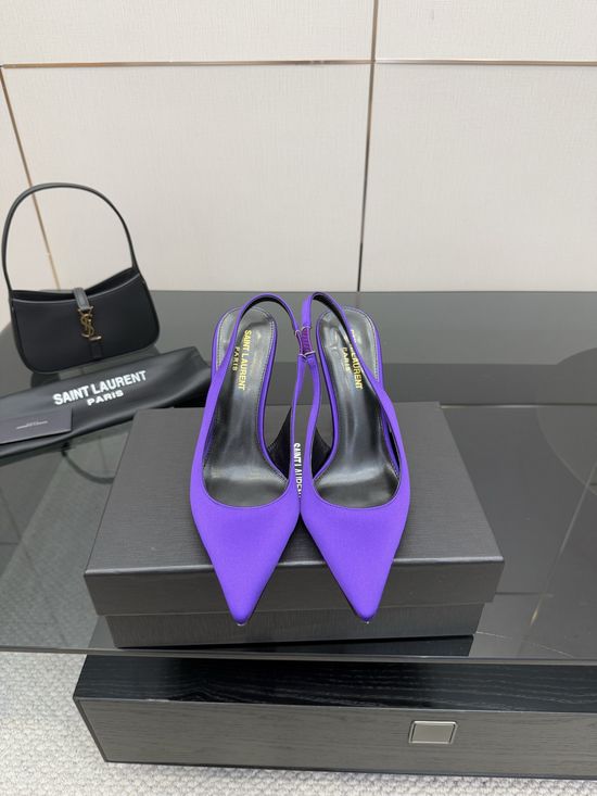 Yves Saint Laurent Elegant Pointed Toe High Heel Formal Shoes