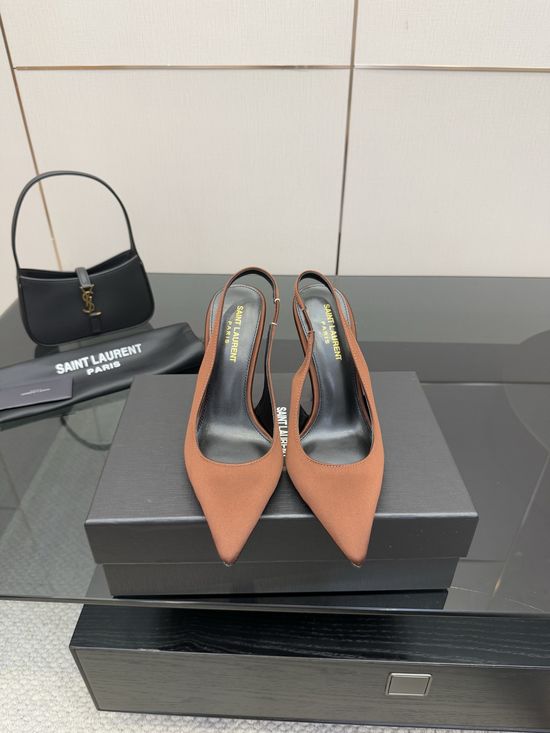 Yves Saint Laurent Elegant Pointed Toe High Heel Formal Shoes