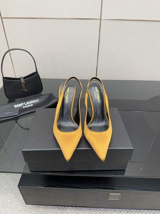 Yves Saint Laurent Elegant Pointed Toe High Heel Formal Shoes