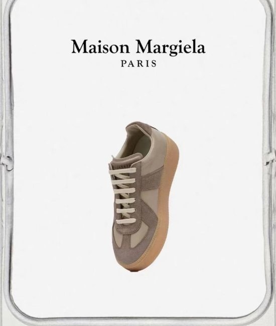 Maison Margiela Casual Stitched Sneakers With Thickened Non-Slip Sole