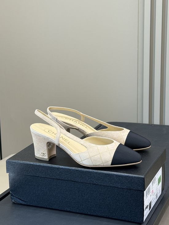 Chanel Suede Quilted Upper Low-top Shoes with Leather Sole