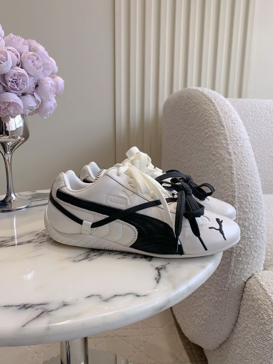 Puma Low Top Casual Sneakers Soft Leather Upper Breathable Lining