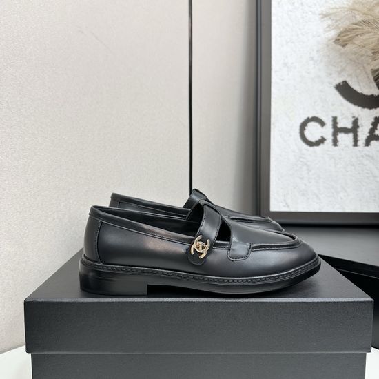 Chanel Premium Leather Buckle Fashion Shoes Soft Lining Durable Sole