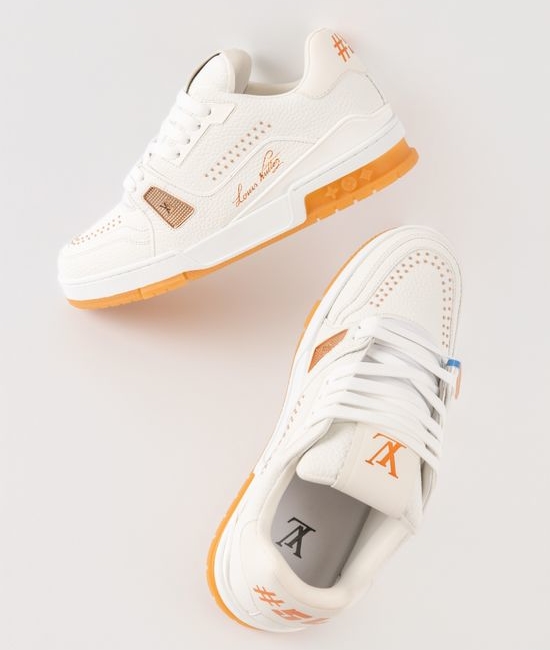 Louis Vuitton LV Genuine Leather Velcro Low-top Durable Casual Daily Sneakers