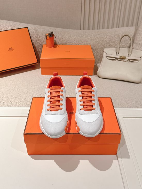 Hermes Chunky Casual Sneakers Soft Sole Breathable Lightweight Daily Footwear