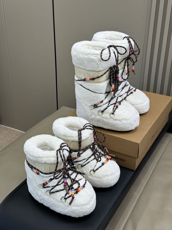Moon Boot Warm Non-slip Snow Boots Comfortable for Outdoor Activities