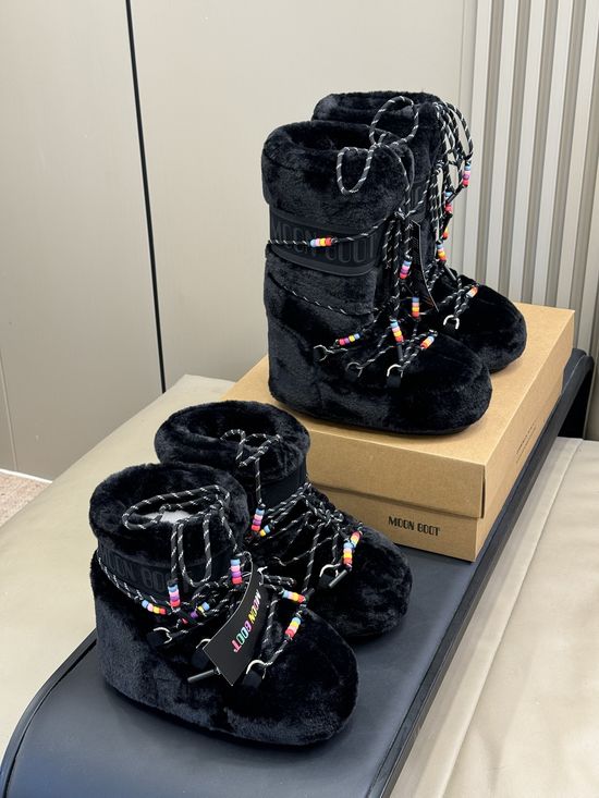 Moon Boot Warm Non-slip Snow Boots Comfortable for Outdoor Activities
