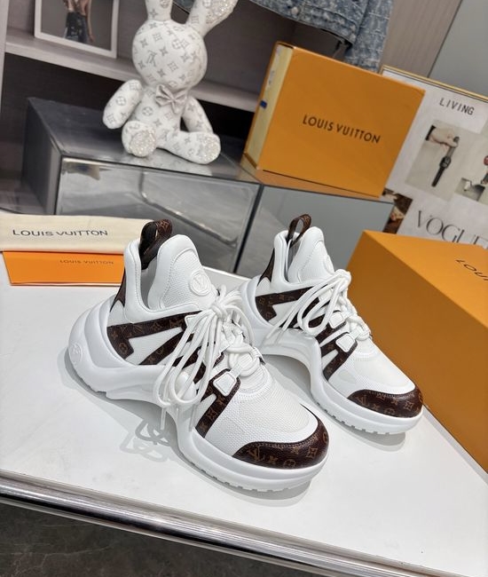 Louis Vuitton LV Gradient Color Wavy Sole Fashion Casual Sneakers