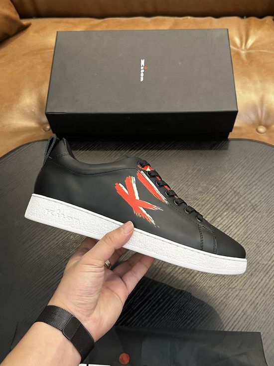 Kiton Premium Calfskin Lightweight Comfort Casual Sneakers