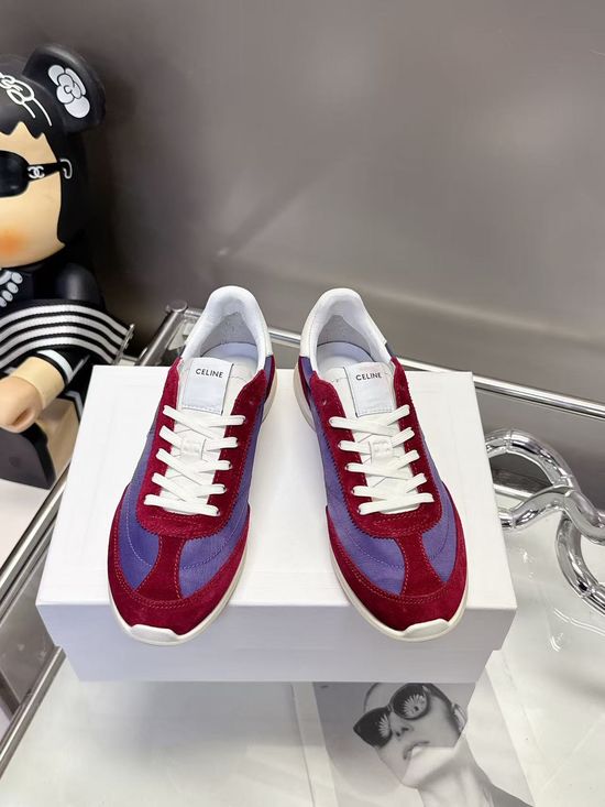 Celine Vintage Style Breathable Textured Comfortable Casual Sneakers