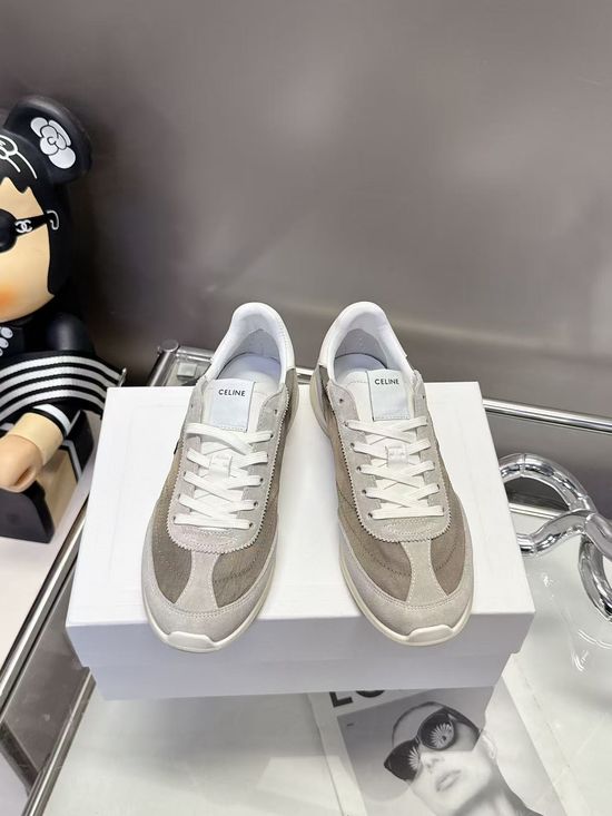 Celine Vintage Style Breathable Textured Comfortable Casual Sneakers