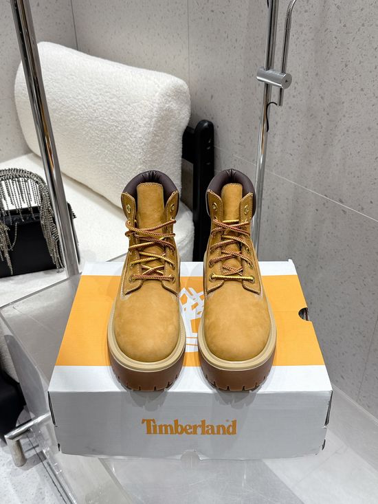 Timberland Premium Nubuck Leather High Top Casual Work Boots
