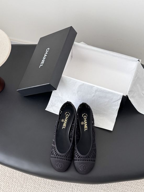 Chanel Classic Round Toe Ballet Flats Versatile Daily Footwear
