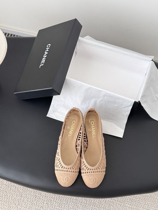 Chanel Classic Round Toe Ballet Flats Versatile Daily Footwear