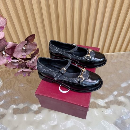 Gucci Horsebit Slip On Mules Leather Lined Shoes