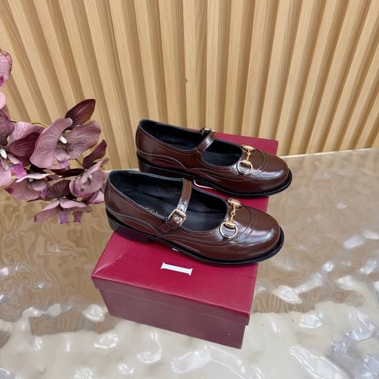 Gucci Horsebit Mules Premium Leather Upper Shoes