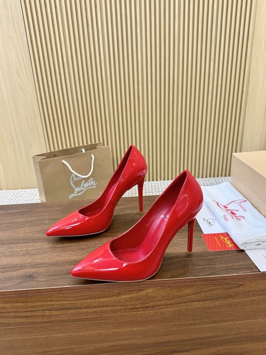 Christian Louboutine Patent Leather Shiny Classic High Heel Pumps
