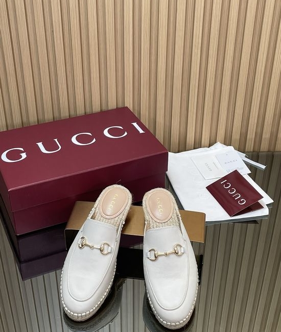 Gucci Classic Espadrille Mules Comfortable Breathable Casual Footwear