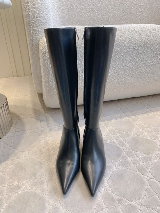 Jimmy Choo Pointed Toe Low Heel Ankle Boots