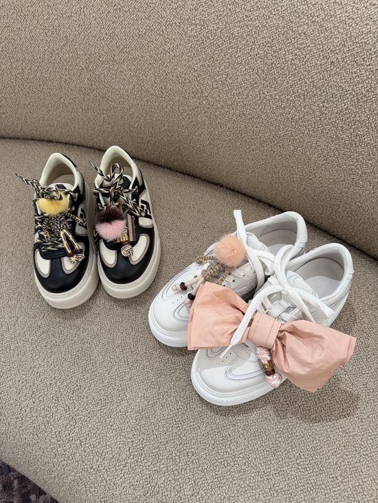 Fendi Chunky Sole Casual Shoes With Removable Decorative Charms