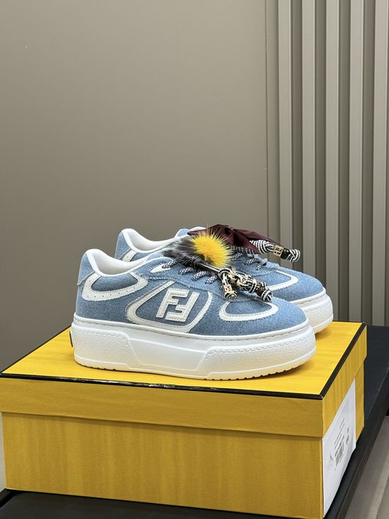 Fendi Chunky Sole Casual Shoes With Removable Decorative Charms