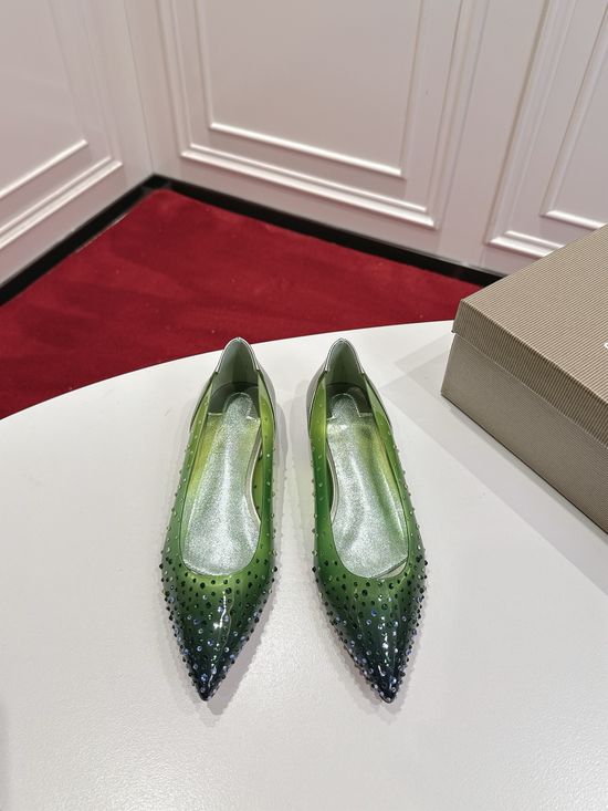 Christian Louboutine Premium Gradient Rhinestone Heels Soft Lining Genuine Leather Sole