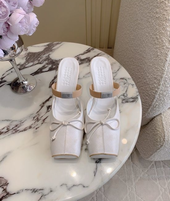 Maison Margiela Classic Leather Ballet Flats Soft Comfortable Versatile Daily Wear