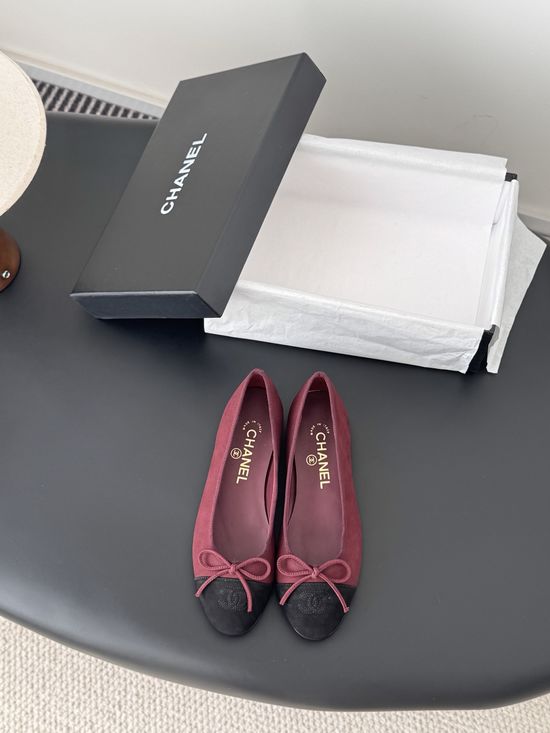 Chanel Classic Round Toe Ballet Comfort Flats Daily Shoes
